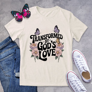 T-shirt En Tri-matière Transformé par le papillon d'amour de Dieu