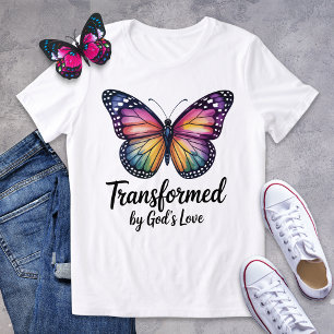 T-shirt En Tri-matière Transformée par la Chemise papillon d'amour de Die