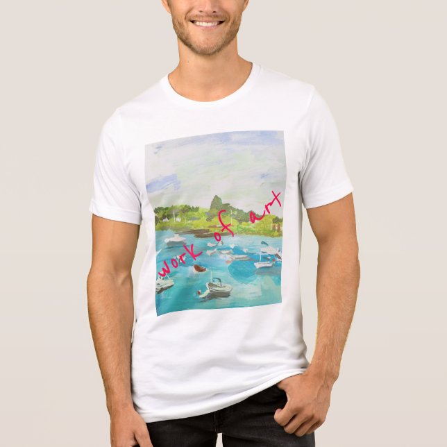 T-shirt En Tri-matière Travail d'Art (Recto)