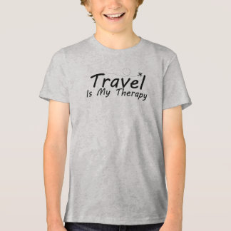 T-shirt En Tri-matière Travel Is My Therapy, Adventure Lover