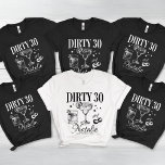 T-shirt En Tri-matière Trente-trente 30e anniversaire fête Correspondance<br><div class="desc">Célébrez le grand 3-0 en style avec notre chemise "Dirty Thirty" 30th Birthday Party Custom Matching Tri-Blend Shirt. Conçu pour rendre votre anniversaire inoubliable, cette chemise est parfaite pour rassembler votre équipe pour une nuit de plaisir et de festivités. Que vous soyez la fille d'anniversaire ou une partie de l'équipe...</div>