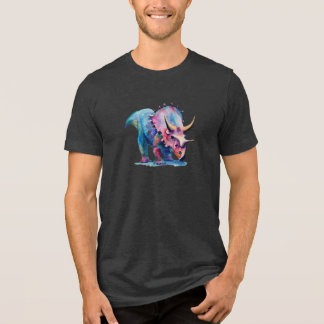 T-shirt En Tri-matière Triceratops Splendor: Unisex T-Shirt