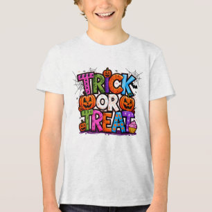 T-shirt En Tri-matière TRICK OU TRAITEMENT   Cute Halloween Bash Party