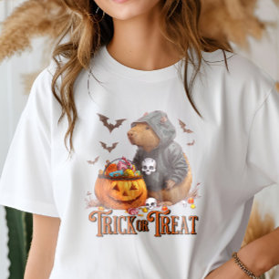 T-shirt En Tri-matière Trick ou traiter Capybara Halloween drôle