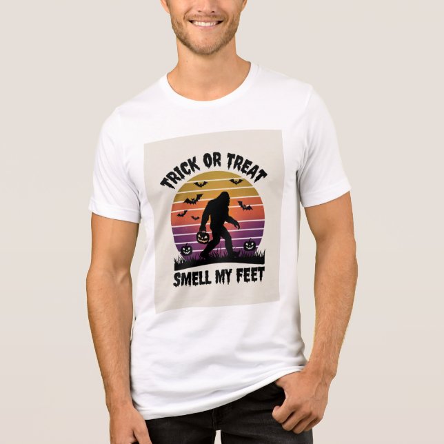 T-shirt En Tri-matière Trick ou Treat Smell My Feet (Recto)