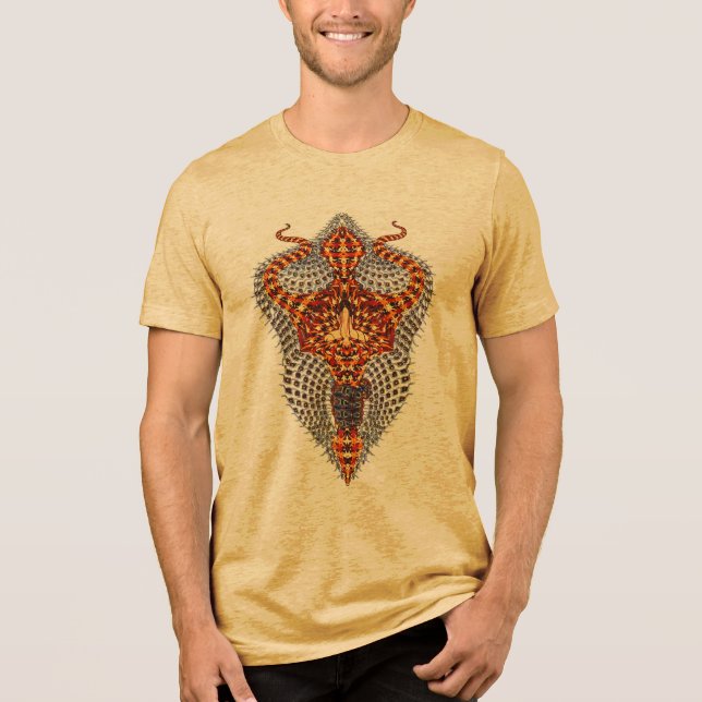 T-shirt En Tri-matière Trishul Burnout Tee - Puissance Spirituelle Fierce (Recto)