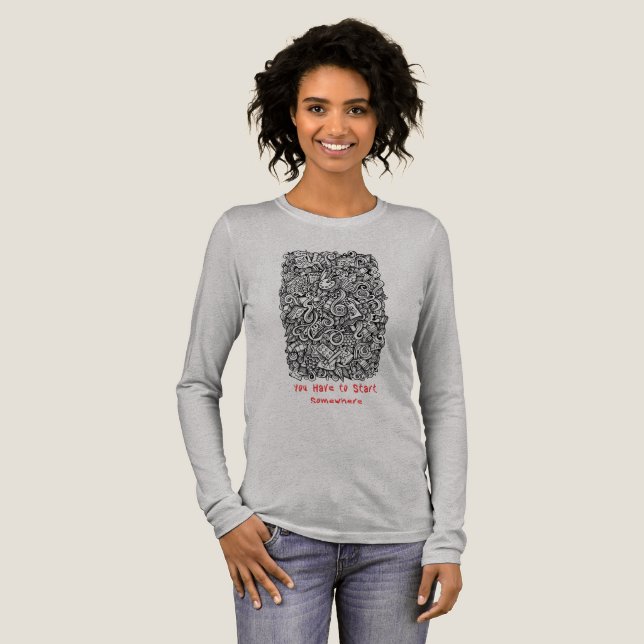 T-shirt En Tri-matière triste (Recto complet)
