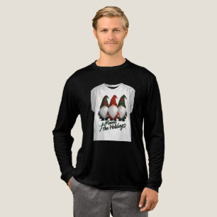 T-shirt En Tri-matière Trois lutins de Noël Mème les fêtes