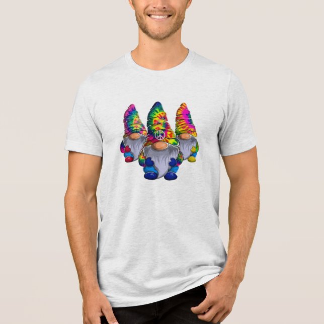T-shirt En Tri-matière Trois modèles hippies (Recto)