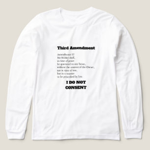 T-shirt En Tri-matière Troisième amendement Constitution Protestation Con