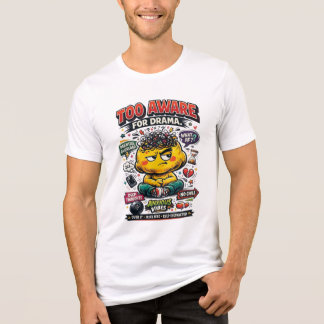 T-shirt En Tri-matière Trop Conscient Pour Un Tee-Shirt À Vibrations Anxi