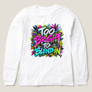 T-shirt En Tri-matière Trop lumineux pour se fondre dans le néon Glitch G