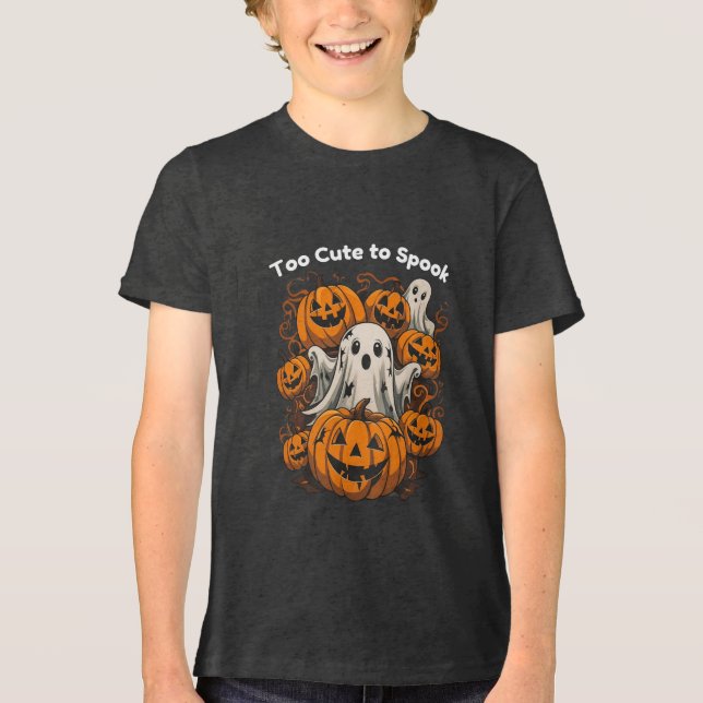 T-shirt En Tri-matière Trop mignon pour avoir peur !-Halloween (Recto)