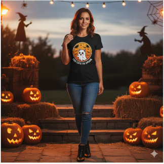 T-shirt En Tri-matière Trop Mignon Pour Effrayer – Chat Fantôme Adorable