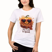 Trop Mignon Pour Effrayer – Tee-shirt Citrouille C