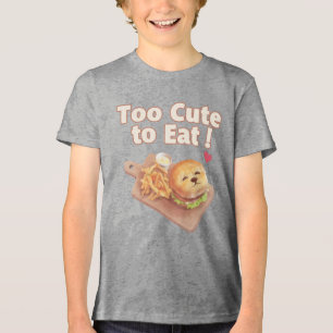 T-shirt En Tri-matière Trop mignon pour être mangé : l'art du burger au B
