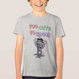 T-shirt En Tri-matière Trop mignon pour parler - Mummy Halloween Design