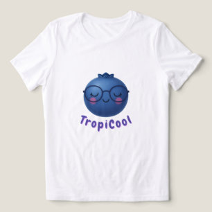 T-shirt En Tri-matière TropiCool Blueberry - Crowned & Cute Edition