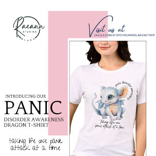 T-shirt En Tri-matière Trouble Panique Sensibilisation Dragon LETTRES FON