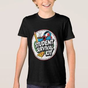 T-shirt En Tri-matière Trousse de survie amusante pour les élèves Retour