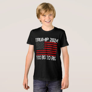 T-shirt En Tri-matière Trump 2024 Trump Trop Gros Pour Faire L'Épreuve -