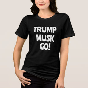 T-shirt En Tri-matière Trump Musk Go ! Anti-Trump
