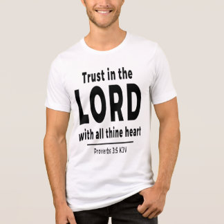 T-shirt En Tri-matière Trust in the Lord Proverbs 3 5 KJV Mens T-Shirt
