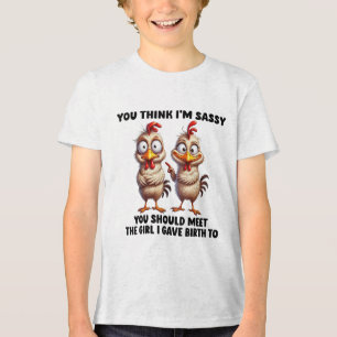 T-shirt En Tri-matière Tu Crois Que Je Suis Sy Que Tu Devrais Rencontrer 