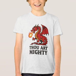T-shirt En Tri-matière Tu es un puissant dragon rouge avec un souffle de