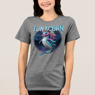 T-shirt En Tri-matière Tunacorn Photo Combo Créature Drôle