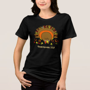 T-shirt En Tri-matière Turquie mignonne