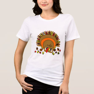 T-shirt En Tri-matière Turquie mignonne