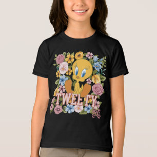 T-shirt En Tri-matière TWEETY™ Broderie Florale Graphique