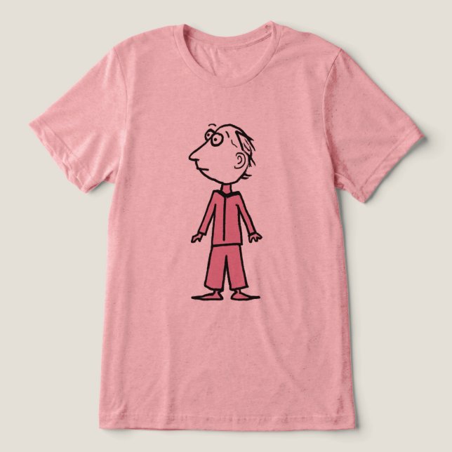 T-shirt En Tri-matière Type en rose (Design Recto)