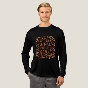 T-shirt En Tri-matière Typographie C'est Bien Avec Mon Âme
