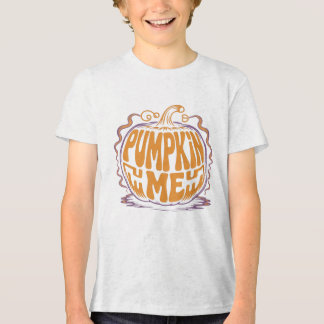 T-shirt En Tri-matière Typographie de la citrouille