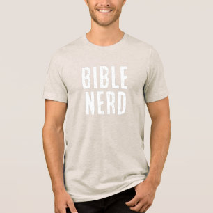T-shirt En Tri-matière Typographie de nerd de la Bible drôle chrétien bei