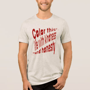 T-shirt En Tri-matière Typographie Rétro Inspirante