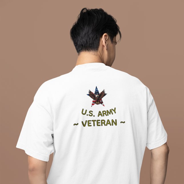 T-shirt En Tri-matière U.S. Army Veteran | Patriotic Military Pride (Créateur téléchargé)