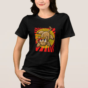 T-shirt En Tri-matière Ultra mignonne Anime Leopard Kitty Rainbow HeadBan