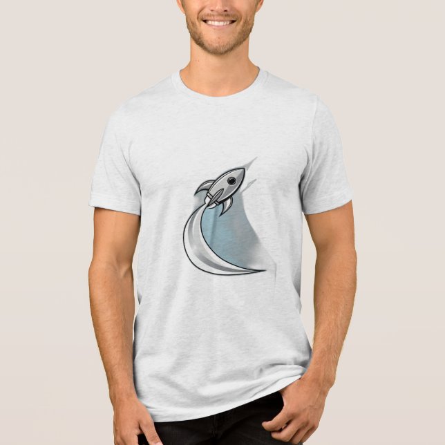 T-shirt En Tri-matière Un lancement de fusée (Recto)