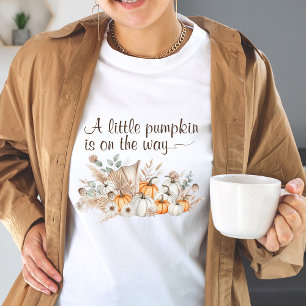 T-shirt En Tri-matière Un petit Citrouille se trouve sur le Baby shower W
