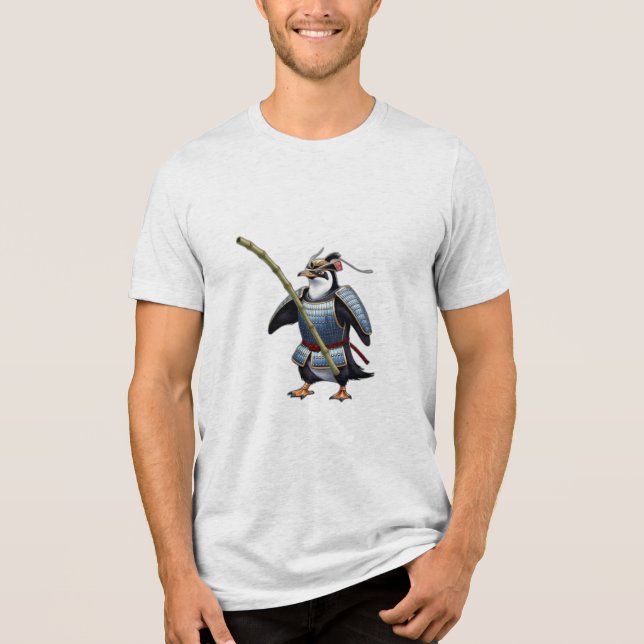 T-shirt En Tri-matière Un pingouin de samouraï f (Recto)