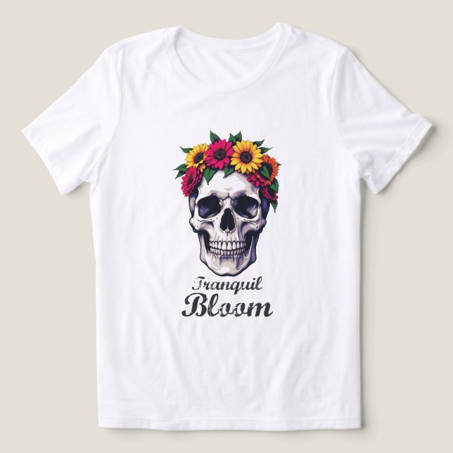 T-shirt En Tri-matière Une floraison paisible (Design Recto)