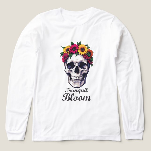 T-shirt En Tri-matière Une floraison paisible (Motif recto)