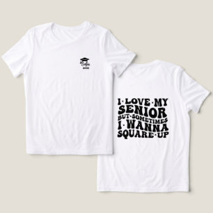 T-shirt En Tri-matière Une mère senior fière personnalisée, personnalisée