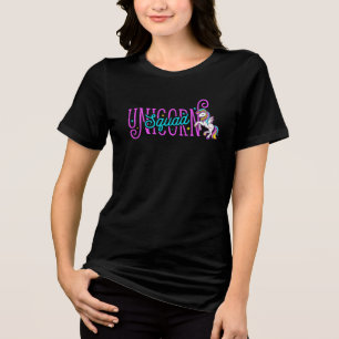 T-shirt En Tri-matière Unicorn Squad - Coloré mignon Pegasus Unicorn