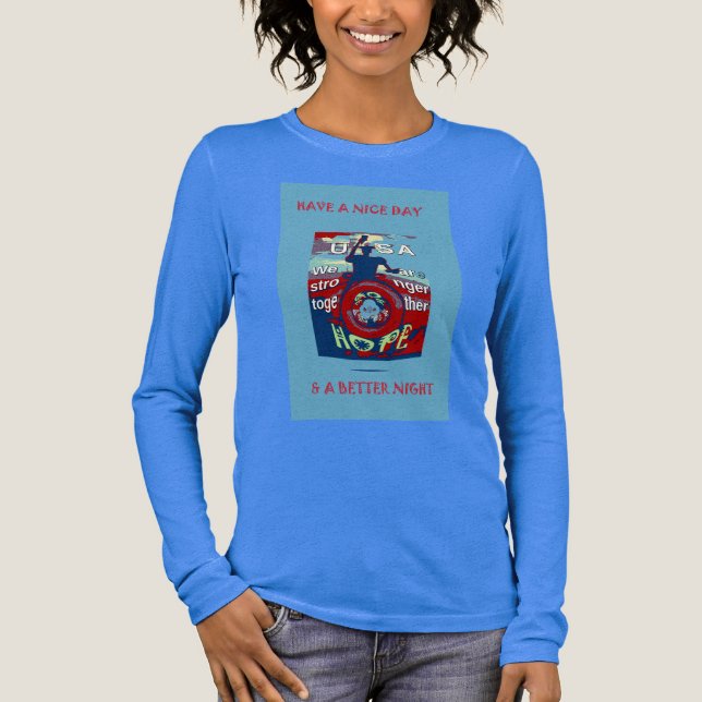 T-shirt En Tri-matière Unis dans l'espoir : Plus forts ensemble - Impress (Recto)