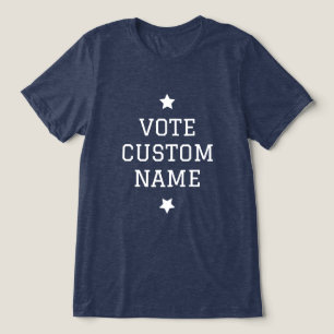 T-shirt En Tri-matière Unisex Election Vote T-Shirt Nom personnalisé Mari