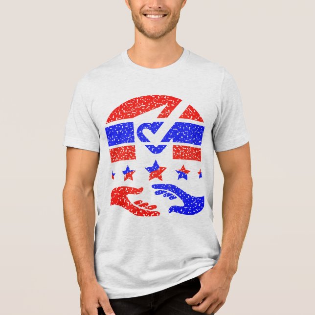 T-shirt En Tri-matière Unité dans l'action - Un phare du partenariat (Recto)